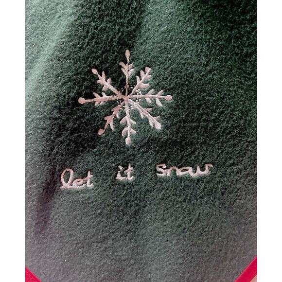 Carter's Reindeer Let It Snow Green Red Lovey Security Blanket ~ NEW - Picture 4 of 7